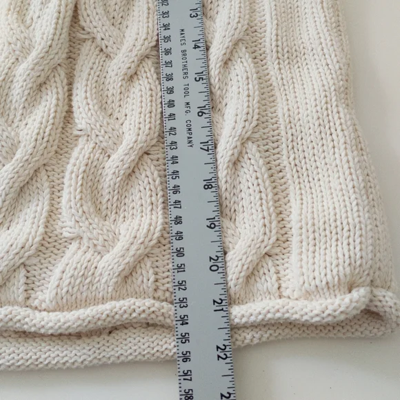 Zara Cable Knit Sweater Size Small - Picture 7 of 8